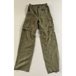Boy Scouts Of America Switchback Convertible Cargo Pants Green Youth Medium